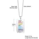 Science Is Real LGBTQ Necklace